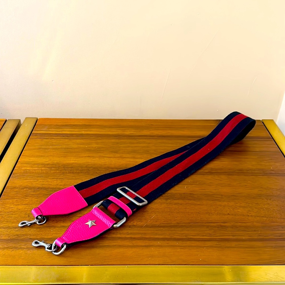 Gucci Web Shoulder/Crossbody strap - Web and leather